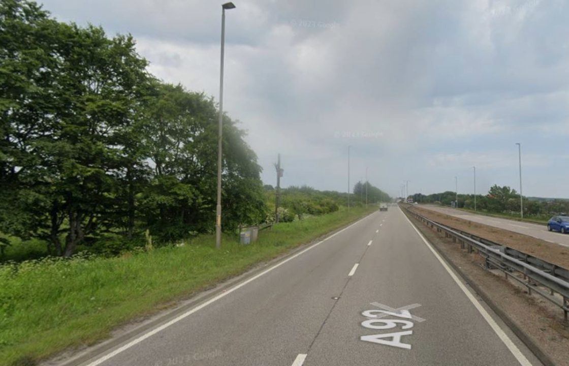 A92 road closed after multi-vehicle crash near Portlethen in Aberdeenshire