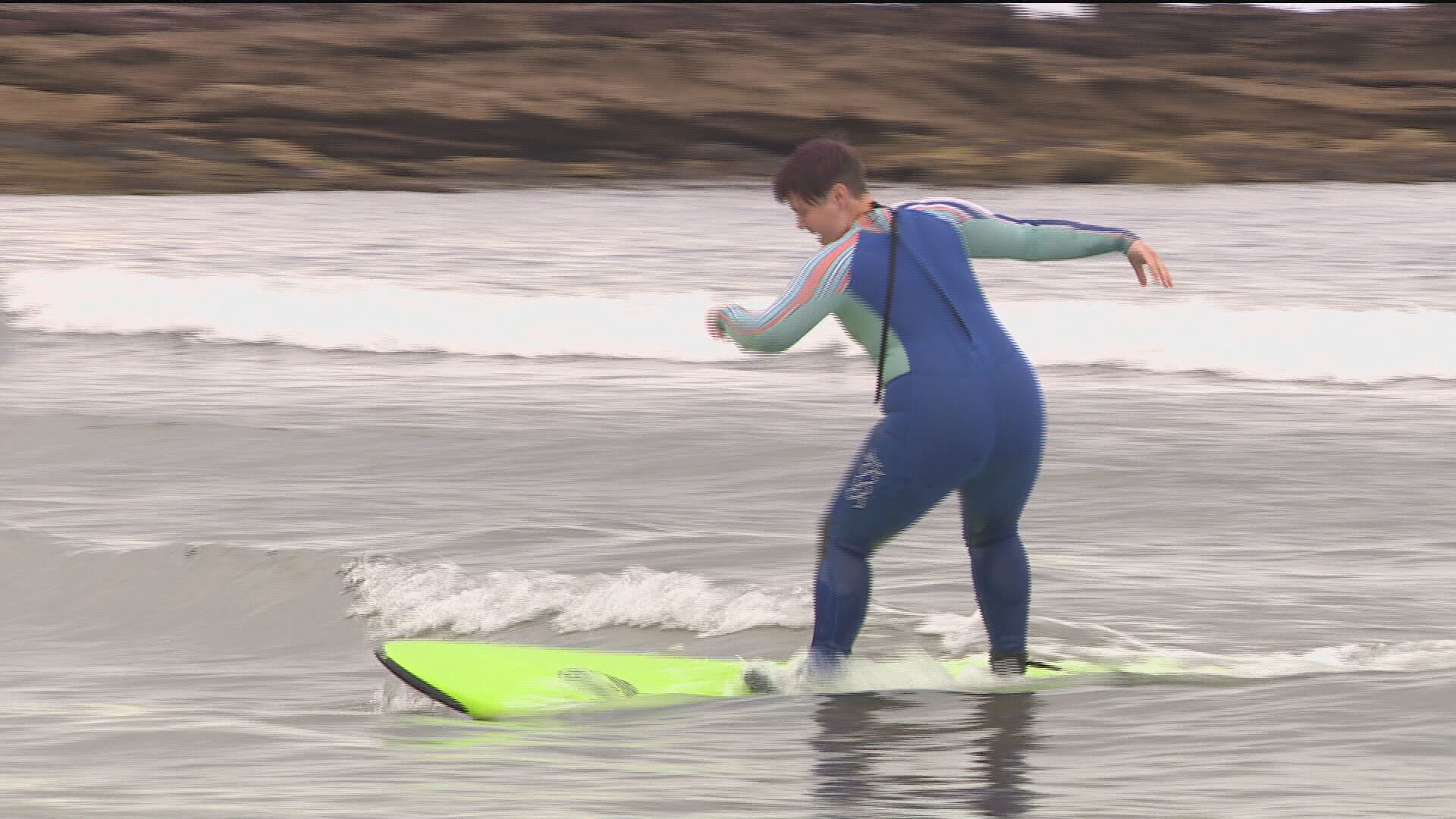 Emma Maguire said surfing helps 'clear her head'