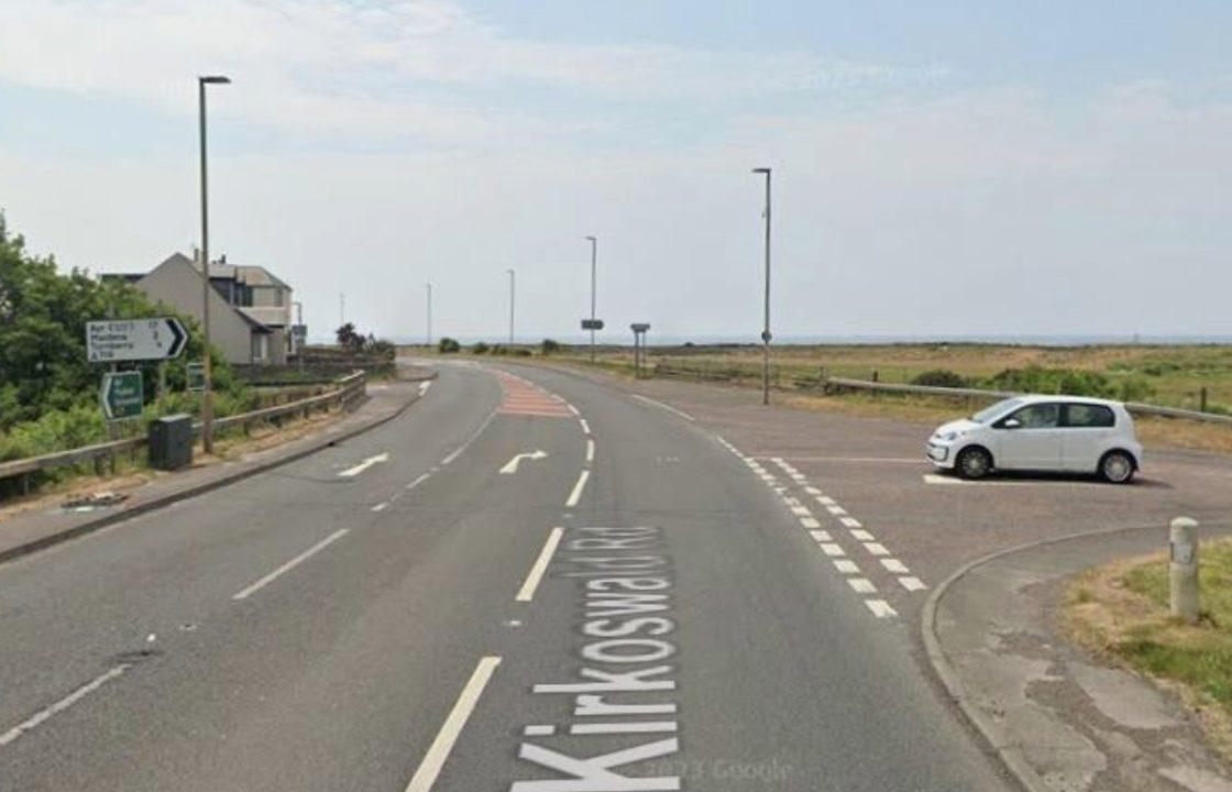 A77 closed in both directions due to burst water mains