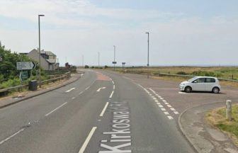 A77 closed in both directions due to burst water mains