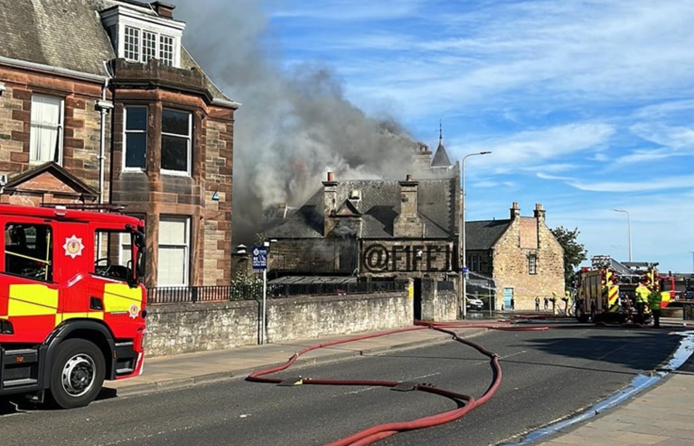 Fire at former Kitty's nightclub in Kirkcaldy September 2023