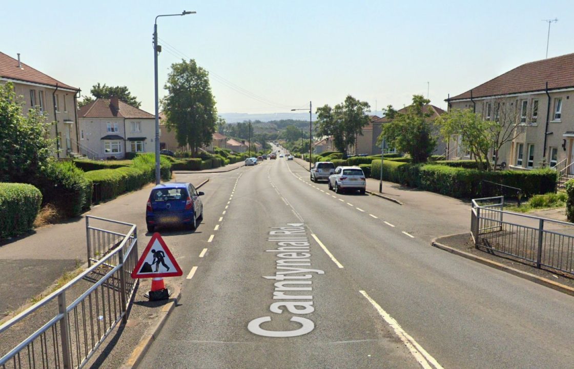 Glasgow cyclist sent to hospital after being hit by van, Police Scotland say