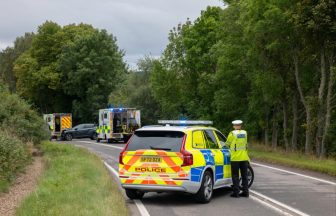 Two men airlifted to hospital after serious ‘head on collision’ on A95 near Ballindalloch