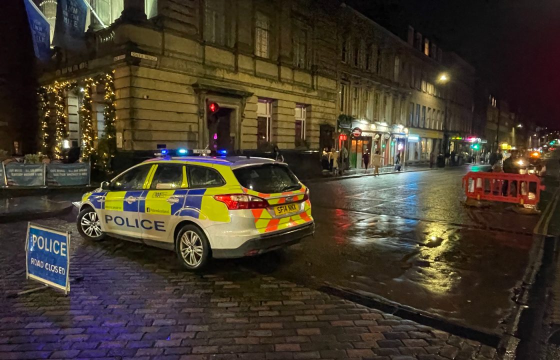 Man rushed to hospital after being hit by Lothian Bus on South Bridge in Edinburgh