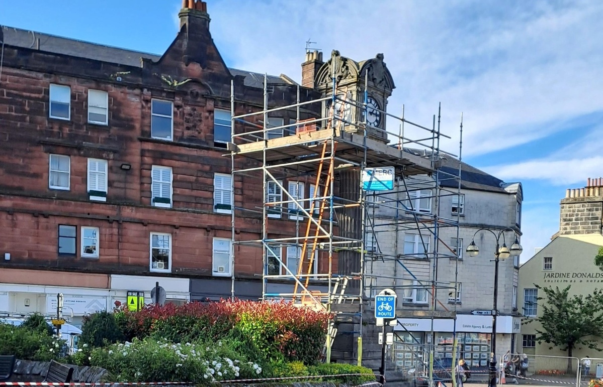 The Christie Clock will take an estimated 18 months to rebuild. 