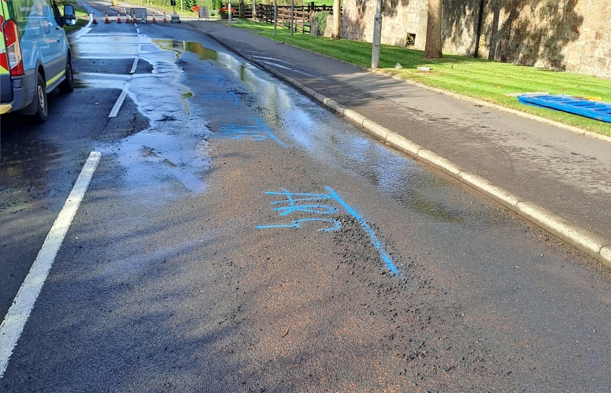 The A77 has suffered water damage. 