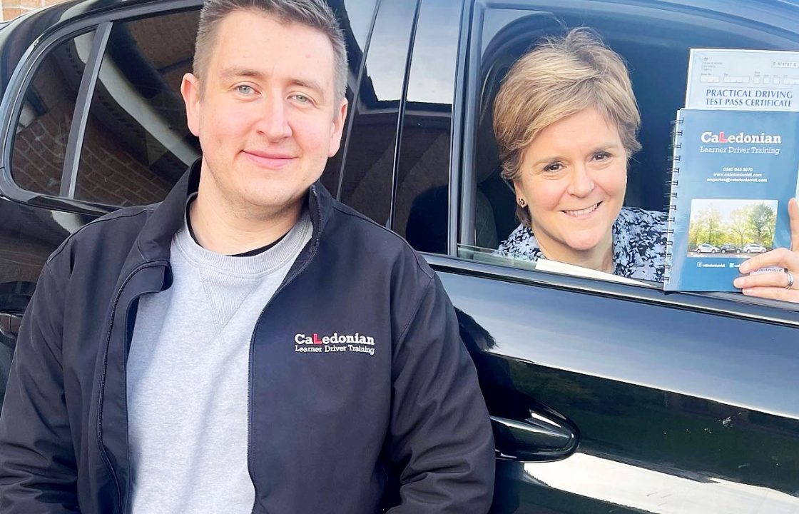 Former First Minister Nicola Sturgeon passes driving test first time