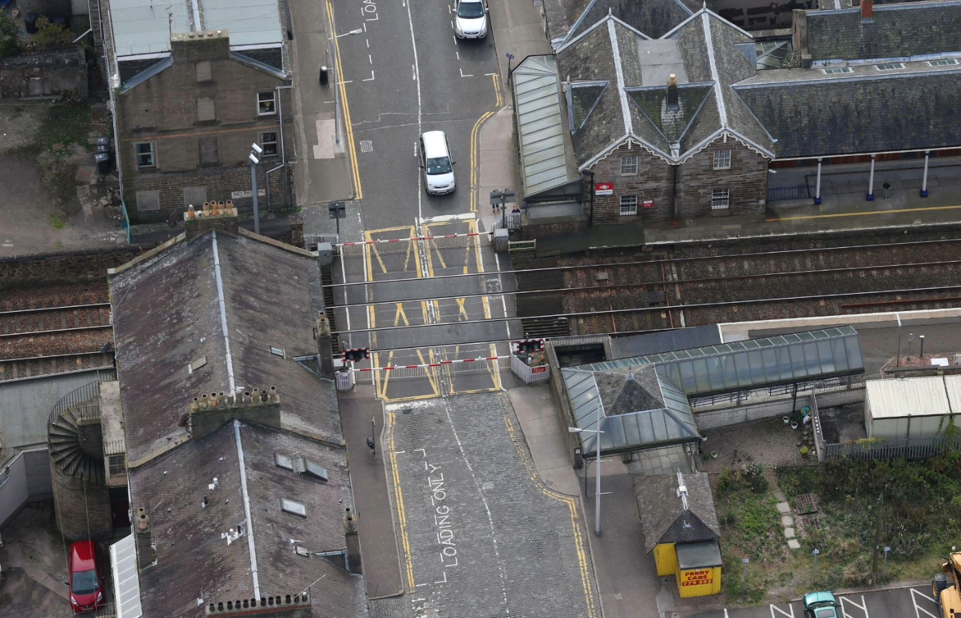 Broughty Ferry Level Crossing.