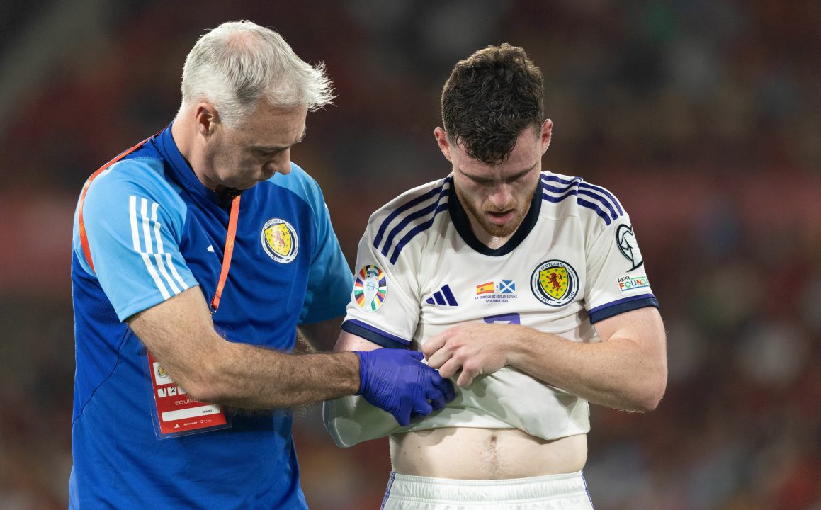 Scotland pair Andy Robertson and Aaron Hickey out of squad to face France as Max Johnston receives call