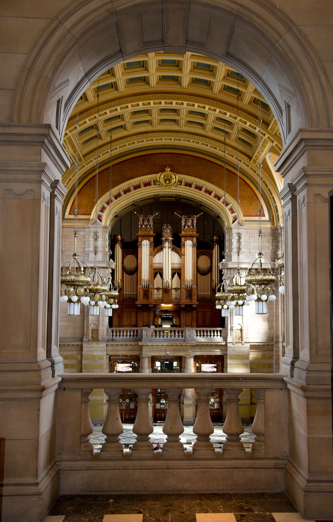 The organ at Kelvingrove Art Gallery and Museum.