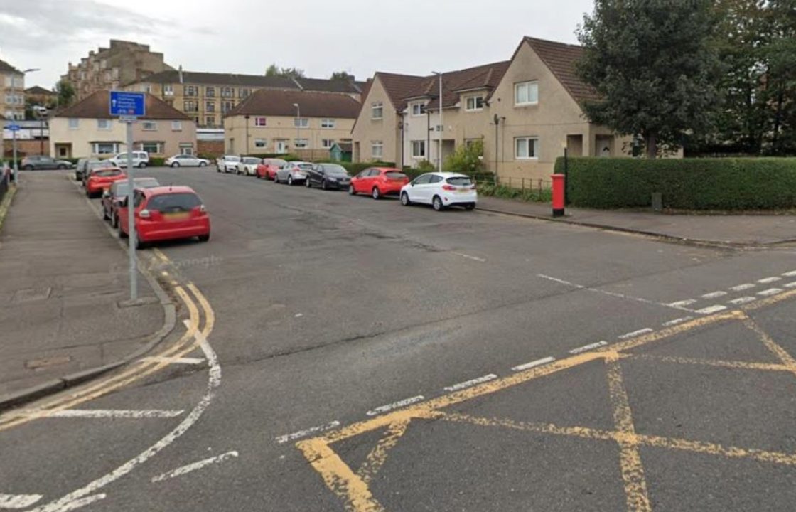 Road closed and man taken to hospital after crash on Rutherglen street