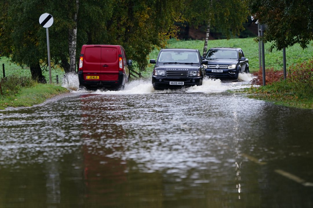 Police Scotland use drones to search for missing man swept into River Tay near Strathtay after extreme rain