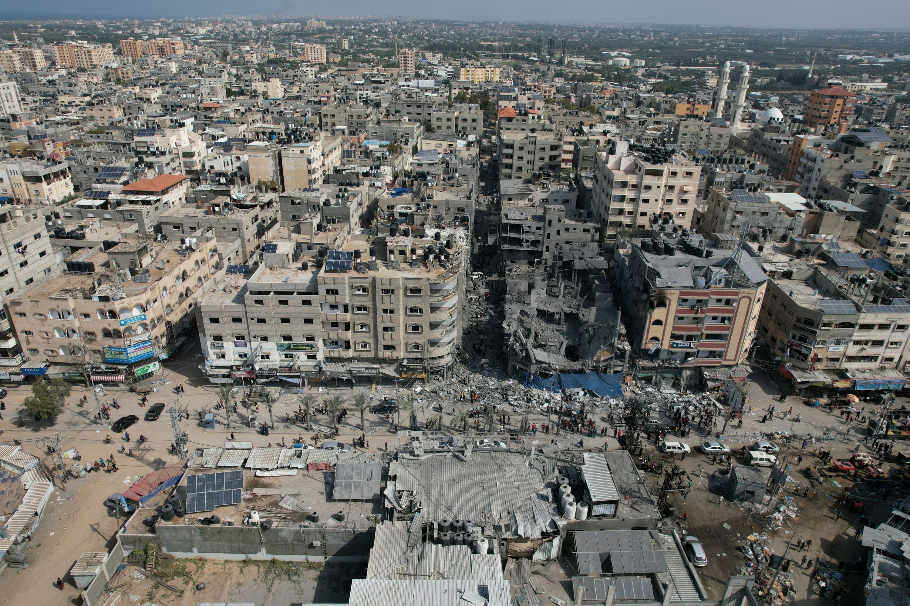 Israel has continued to bombard the Gaza Strip