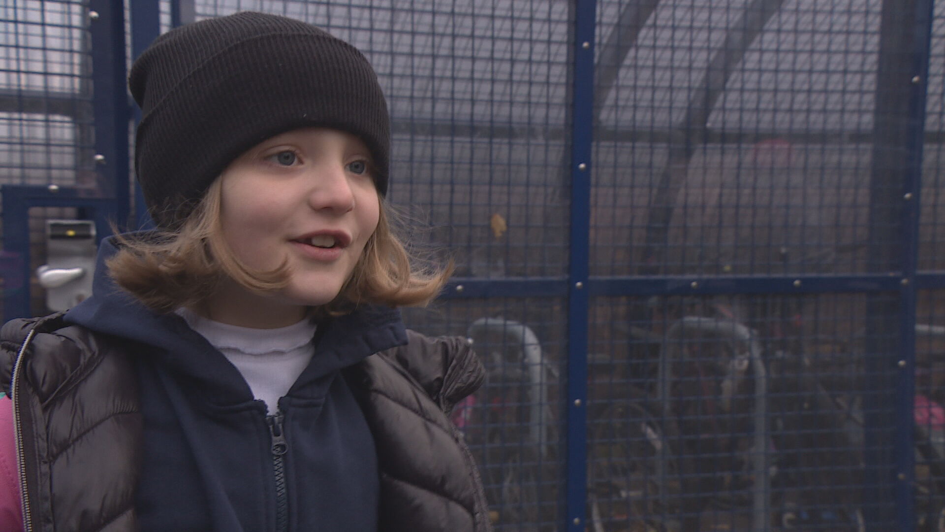 Elizabetta, eight, said it's like a 'bike community'