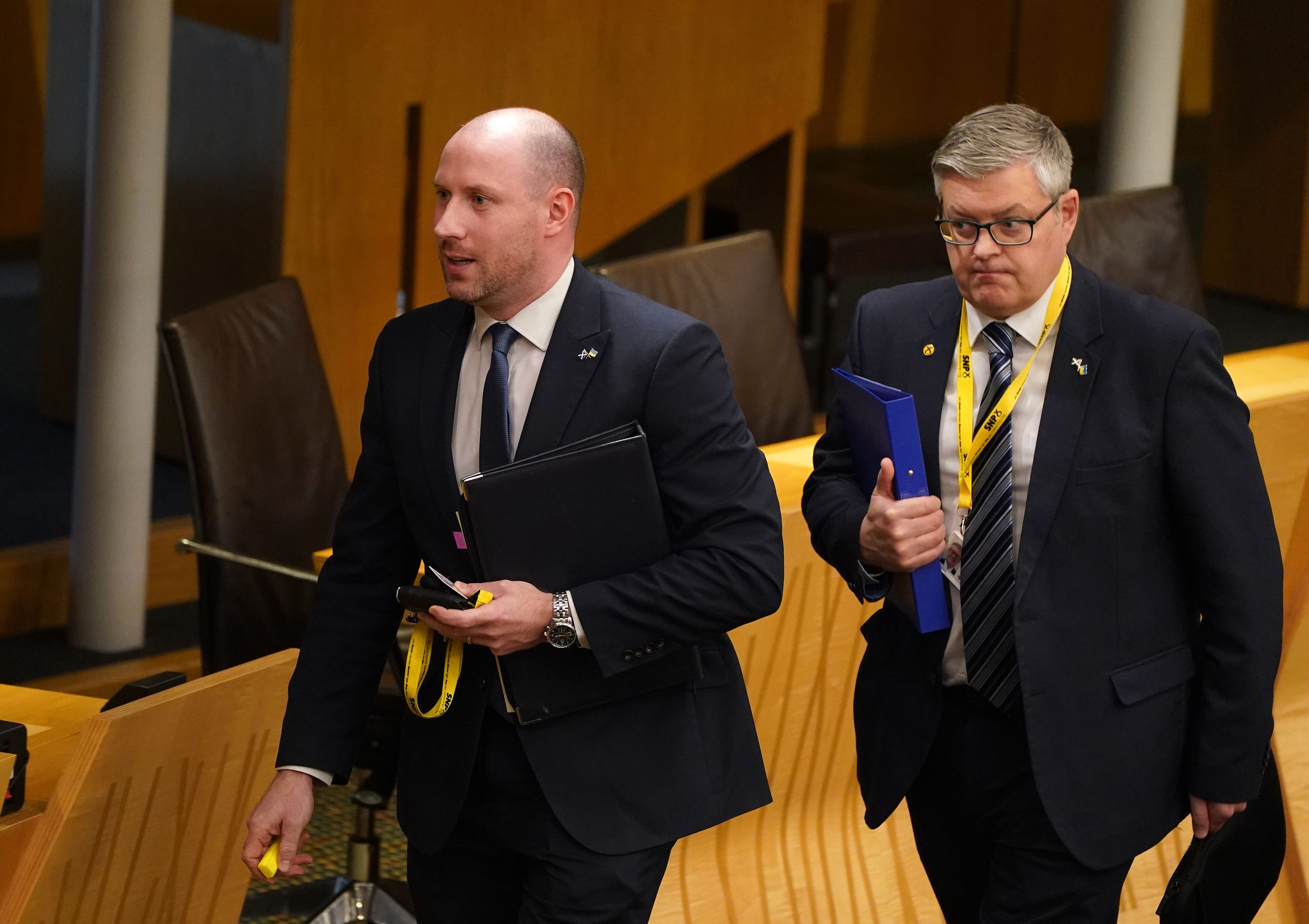 Neil Gray (left) has updated MSPs on Thursday.