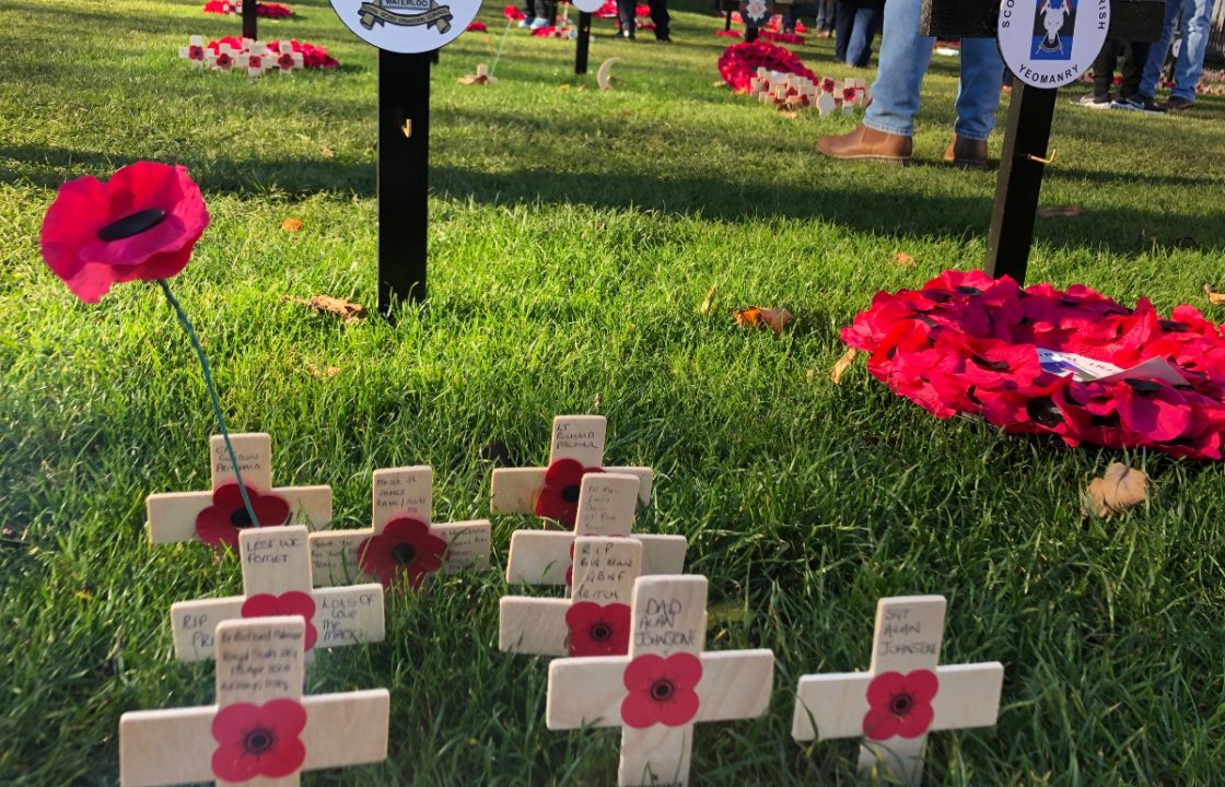 Scotland falls silent to honour dead on Armistice Day as communities across country pay tribute