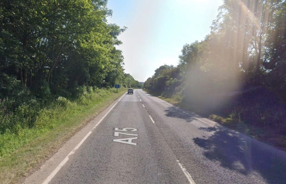 Van driver dies following crash with lorry on A75 near Newton Stewart which closed road overnight