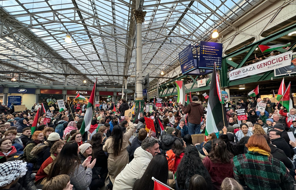 Edinburgh Waverley was disrupted on Saturday. 