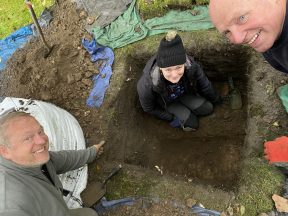 Ancient Roman road used by William the Conqueror and Oliver Cromwell found in cottage garden