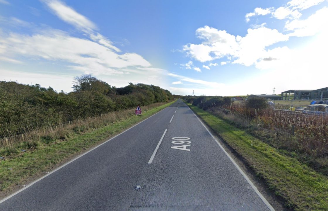 Two people rushed to Aberdeen Royal Infirmary after three-car crash on A90 near Crimond