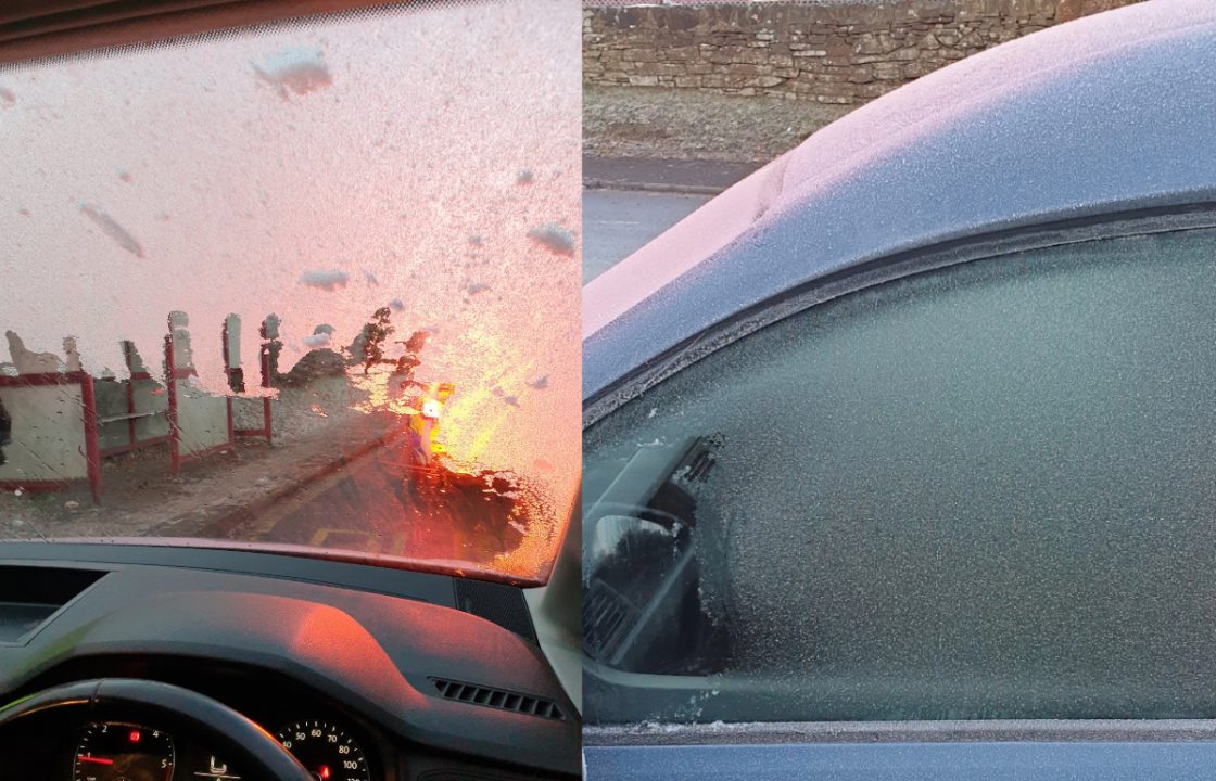 Man receives ban after driving van with frozen windows in Dumfries