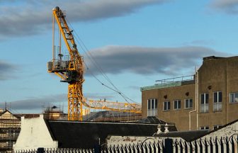 Two injured in Edinburgh after crane collapses at building site in Leith