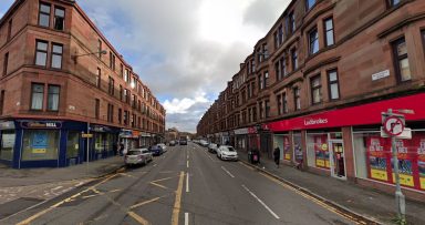 Woman in hospital and man charged after Glasgow bus involved in five-vehicle crash