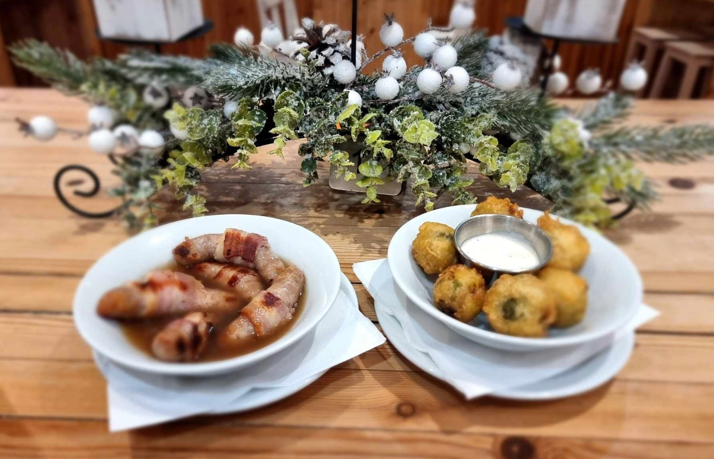 The café charges £5 for a dozen deep fried sprouts, accompanied by a tangy honey and mustard dip.