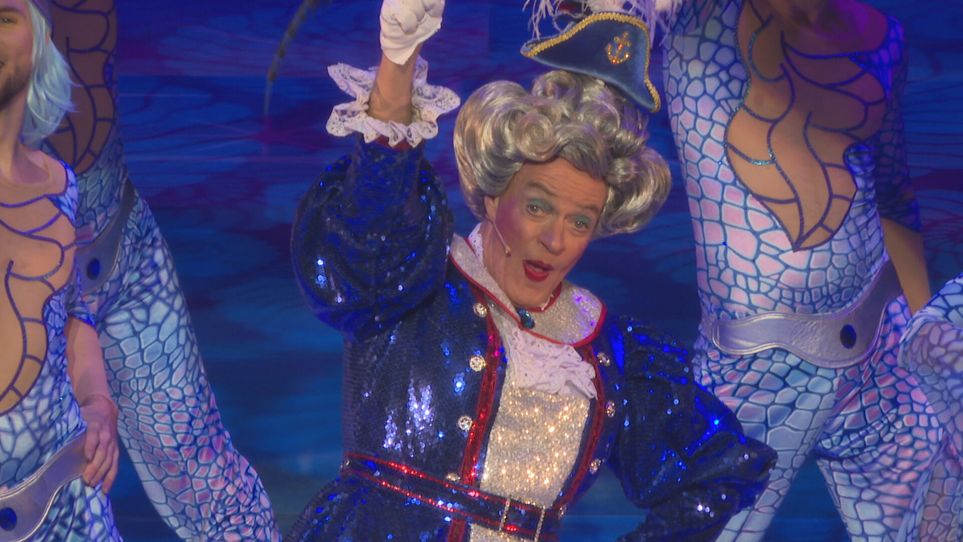 Allan Stewart as Mrs Smee. 