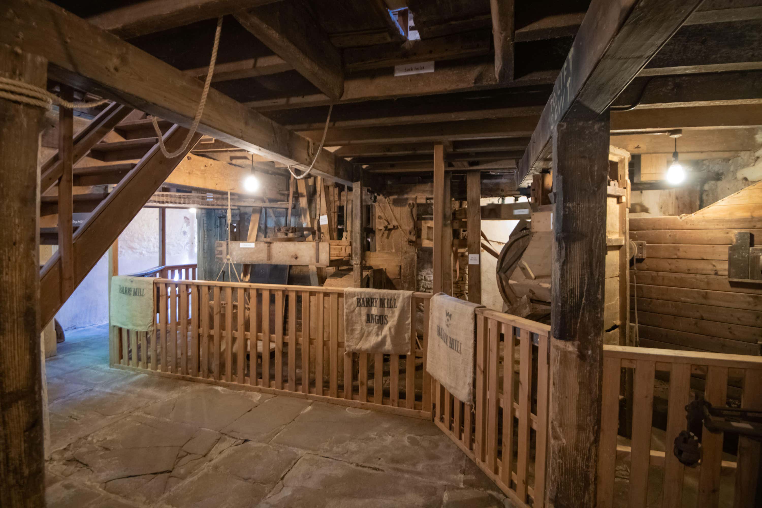 Work is well under way to restore Barry Mill, near Carnoustie (Alamy/PA)