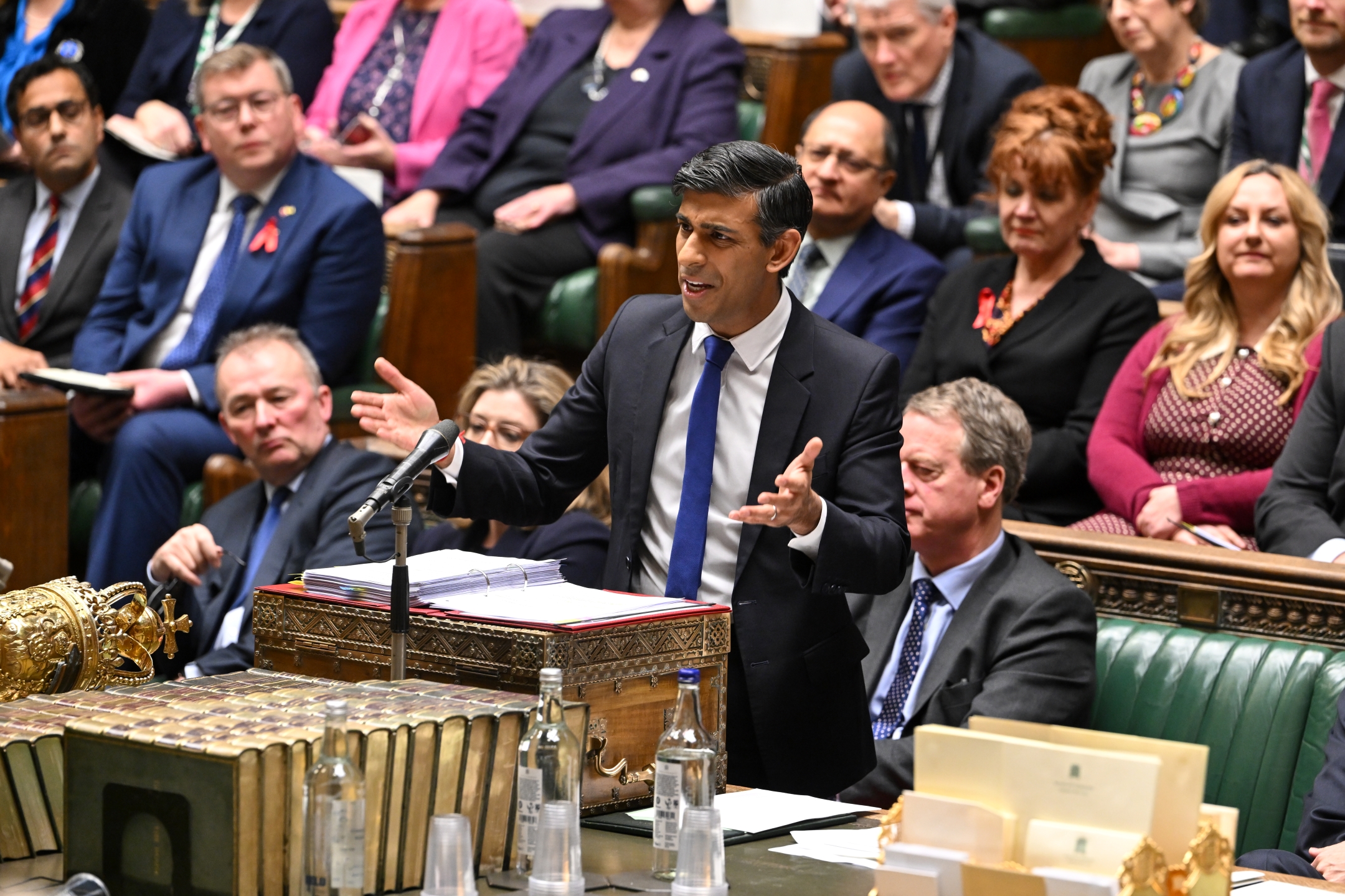 Rishi Sunak's final appearance comes as a new Tory leader is expected to be announced within days. 