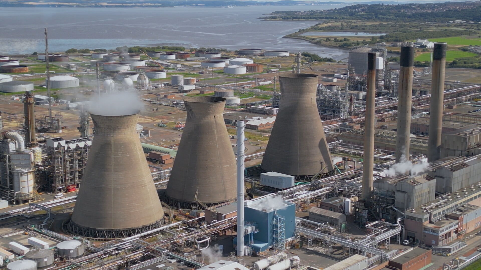 The Grangemouth refinery closure was announced last year.