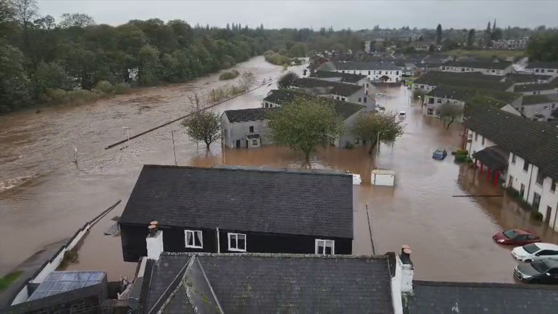 Brechin was at the epicentre of Storm Babet