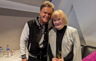 Susan Boyle reunites with ‘dear friend’ Donny Osmond for performance at OVO Hydro in Glasgow