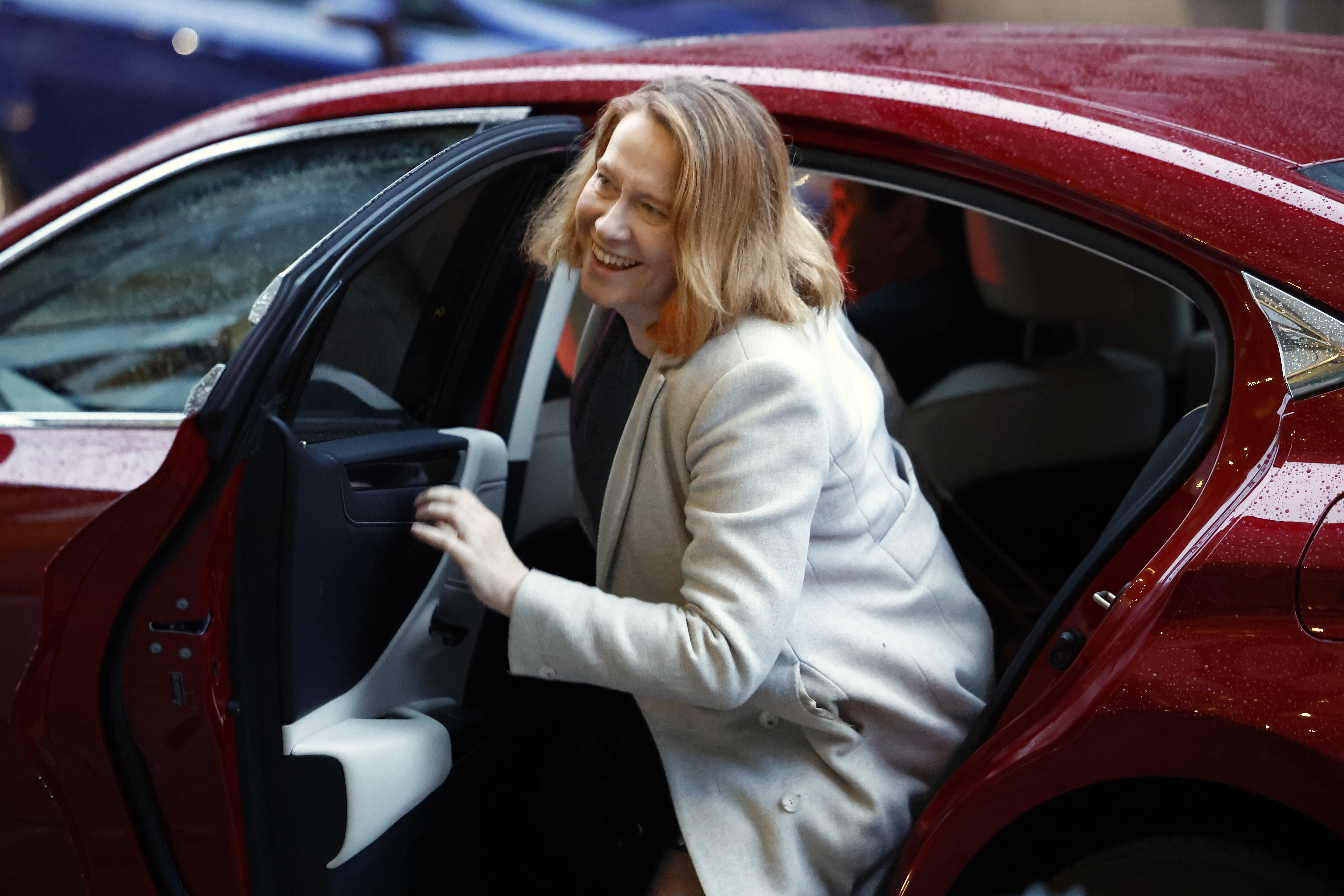 Nicola Sturgeon's former chief of staff, Liz Lloyd, arrives at the Covid inquiry at the Edinburgh International Conference Centre (EICC) on January 25.