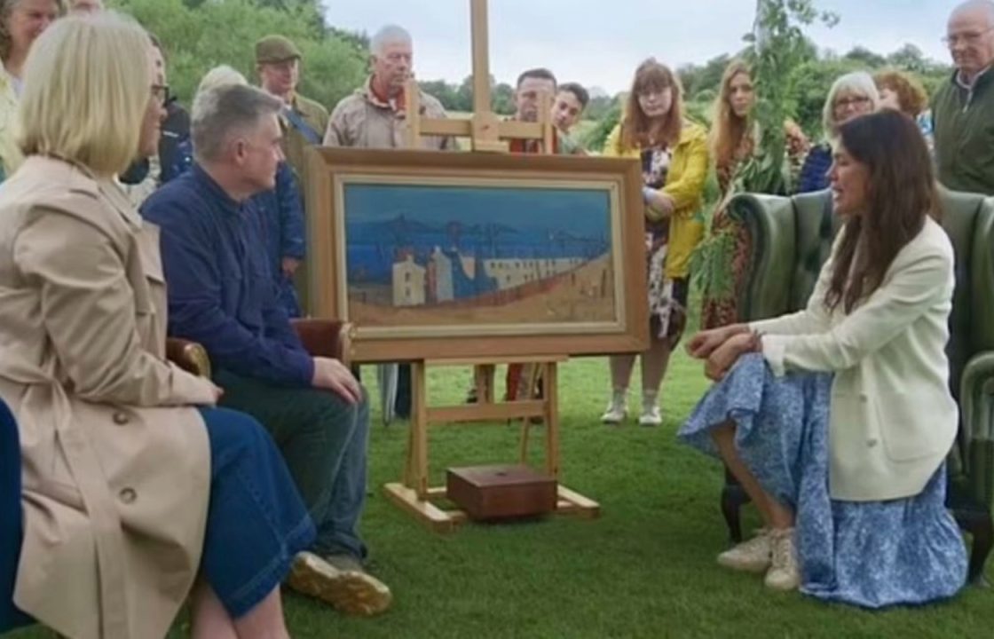 Scots couple stunned as Antiques Roadshow reveals  £5 painting found in charity shop worth £5,000