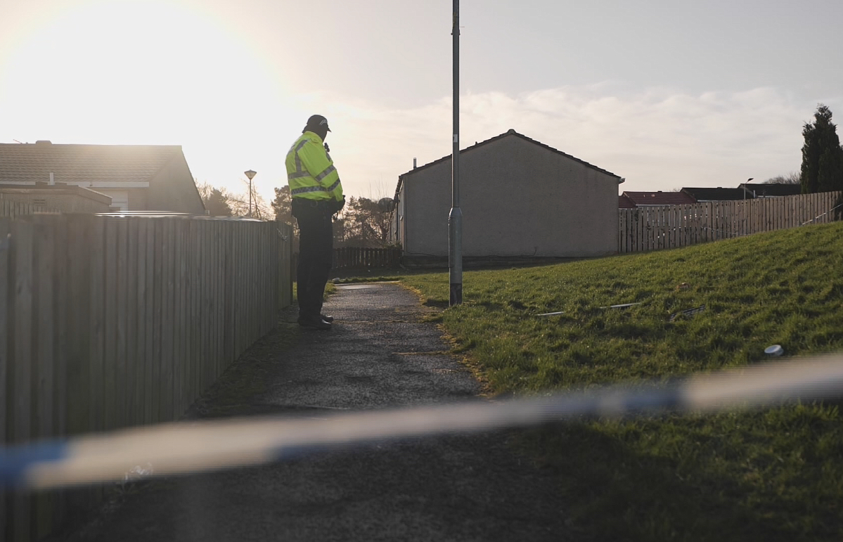 Armed officers were called to the Tinto View area of Hamilton at 5pm on Tuesday, January 23, 2024.