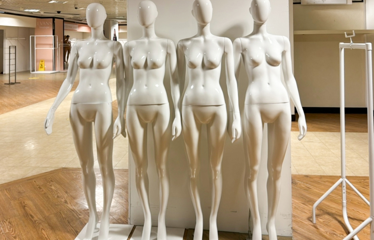 A set of mannequins are also available. 