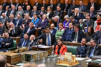 Live: Rishi Sunak facing ministers at PMQs ahead of Rwanda vote