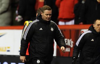 Barry Robson vows to fight on as Aberdeen fans protest after draw with Dundee