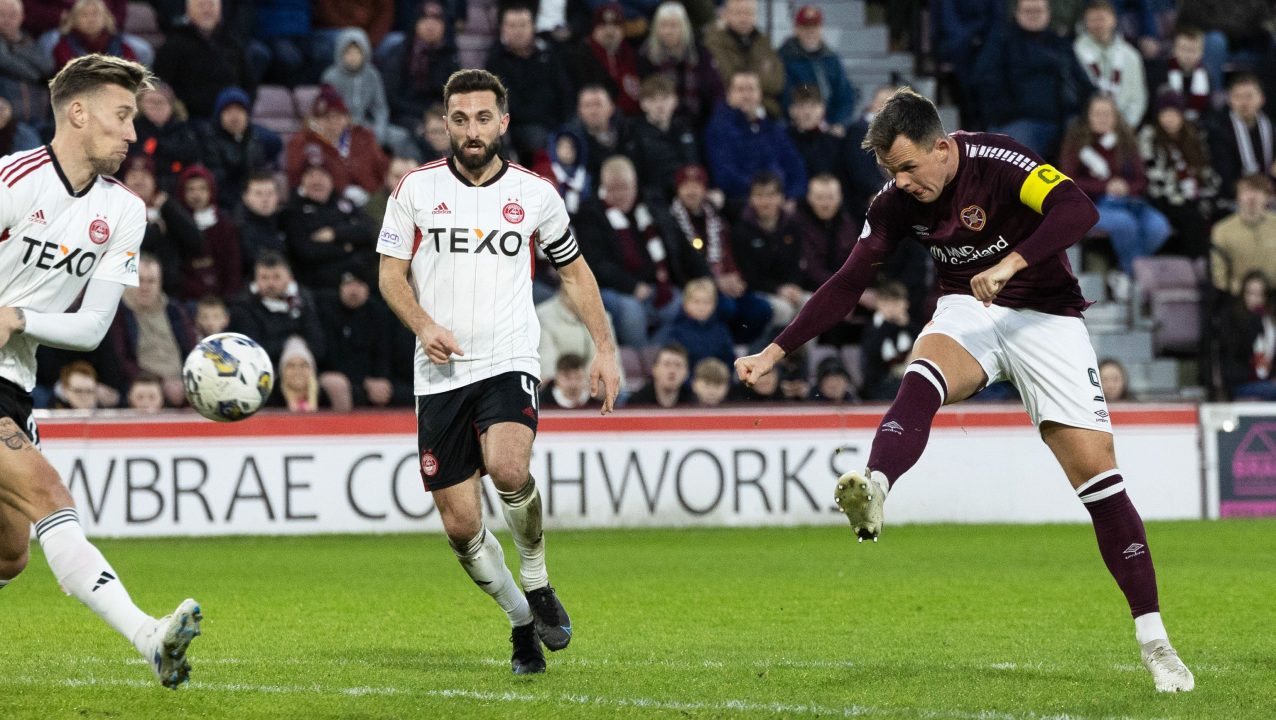 Lawrence Shankland the star again as Hearts see off Aberdeen