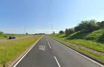 A90 north of Dundee blocked by ‘fallen power cables’ amid Storm Isha