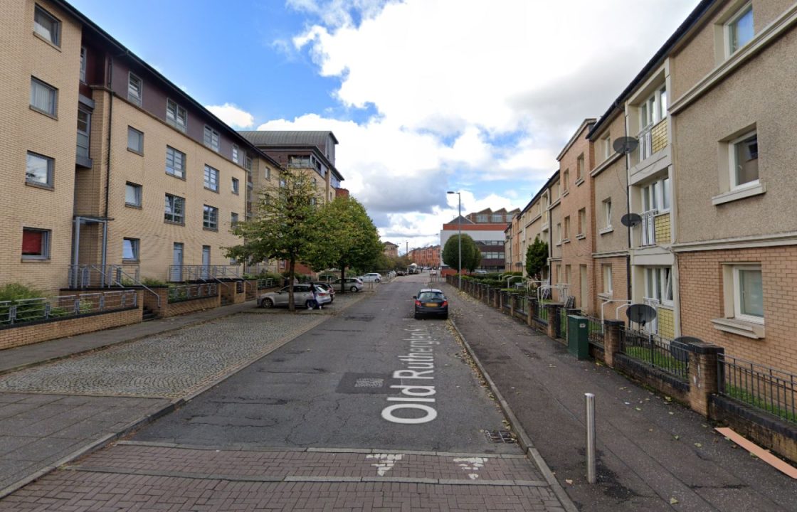 Two men arrested and one in hospital after disturbance in Glasgow