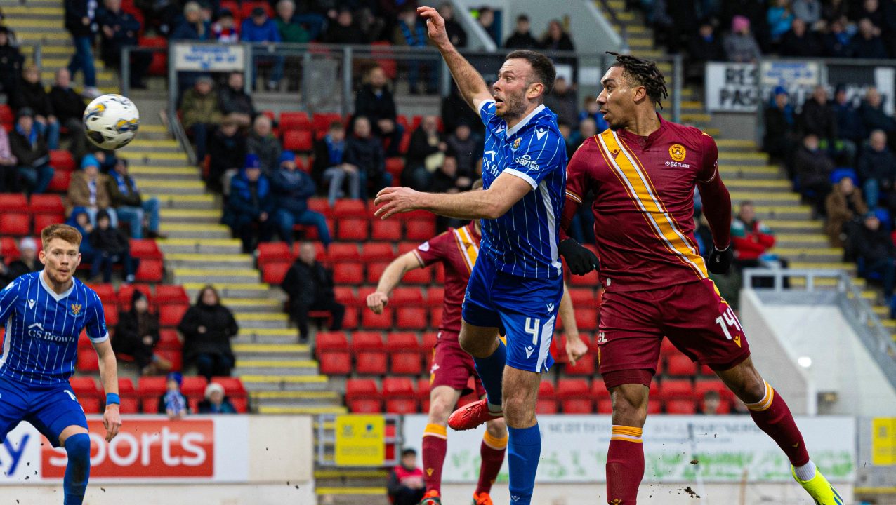 Theo Bair earns Motherwell point against former club St Johnstone