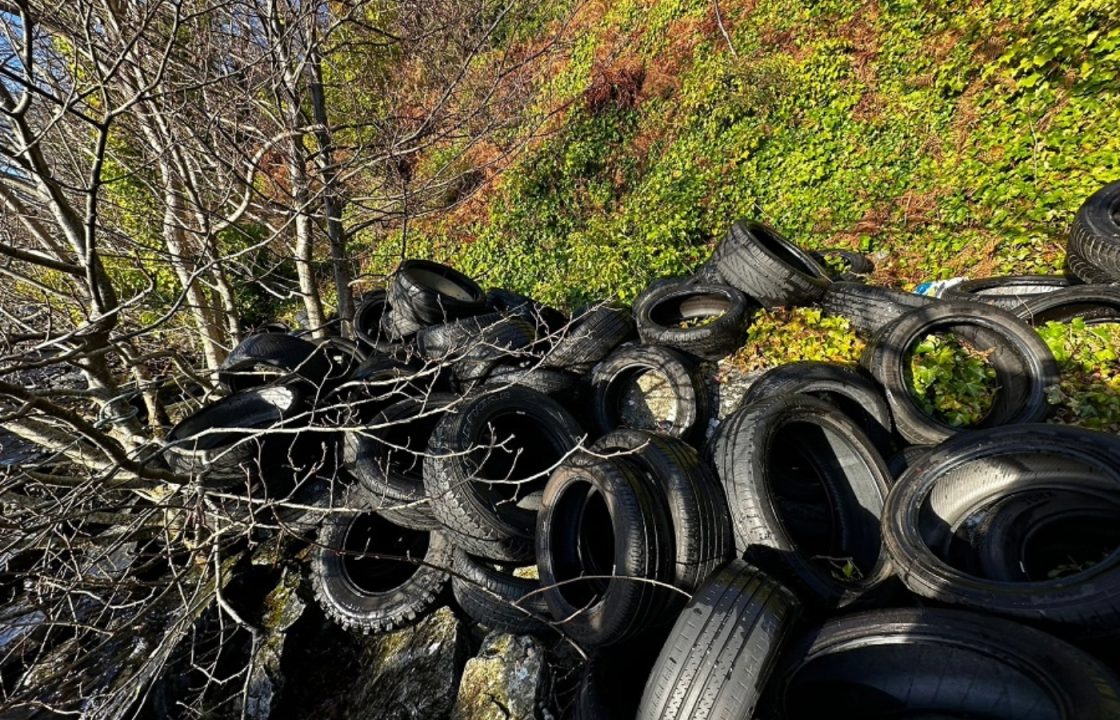 300 used tyres dumped ‘recklessly’ in Loch Ness removed over three days