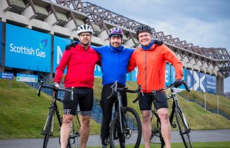 Friends join man diagnosed with MND aged 30 on bike ride challenge from Edinburgh to Rome