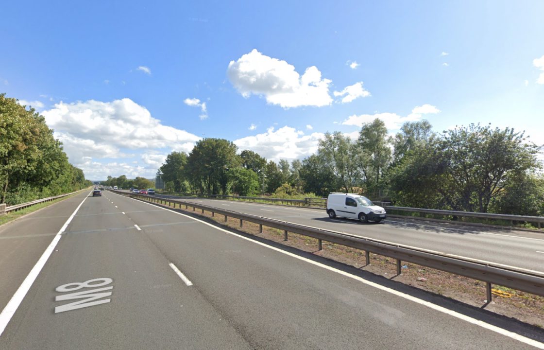 Four vehicle crash on M8 causes delays as emergency services rush to scene