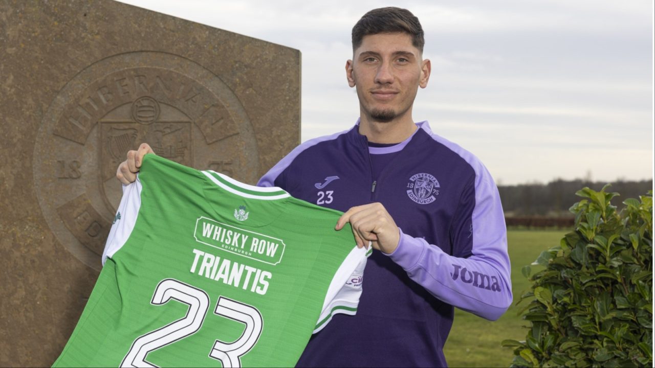 Nectarios Triantis keen to win silverware during Hibernian loan spell