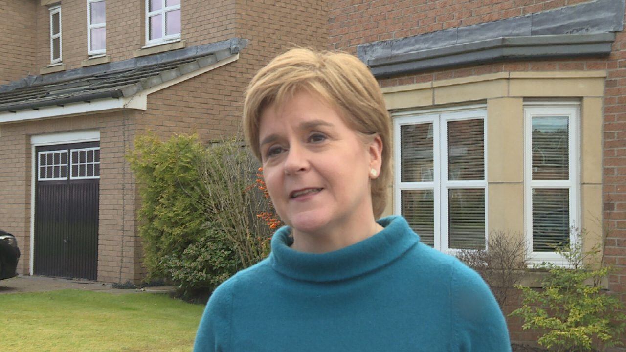 June 2023: Sturgeon speaks outside her house for the first time since her arrest