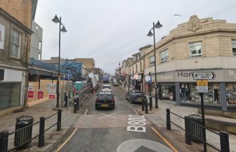 Man, 74, rushed to hospital after falling from scaffolding while working in Airdrie town centre